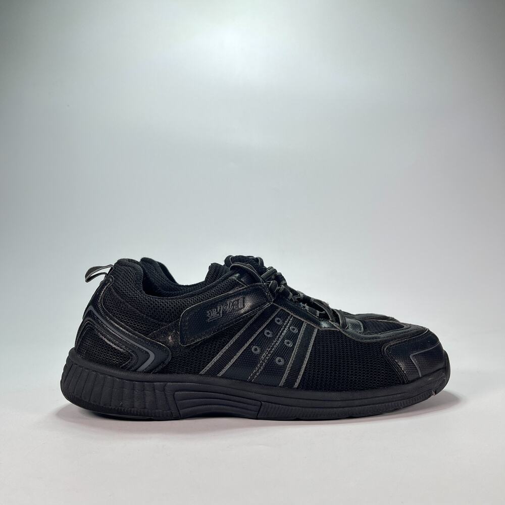 Orthofeet BioFit 611 Black Orthopedic Athletic Walking Shoes Men's Size 10.5 6E